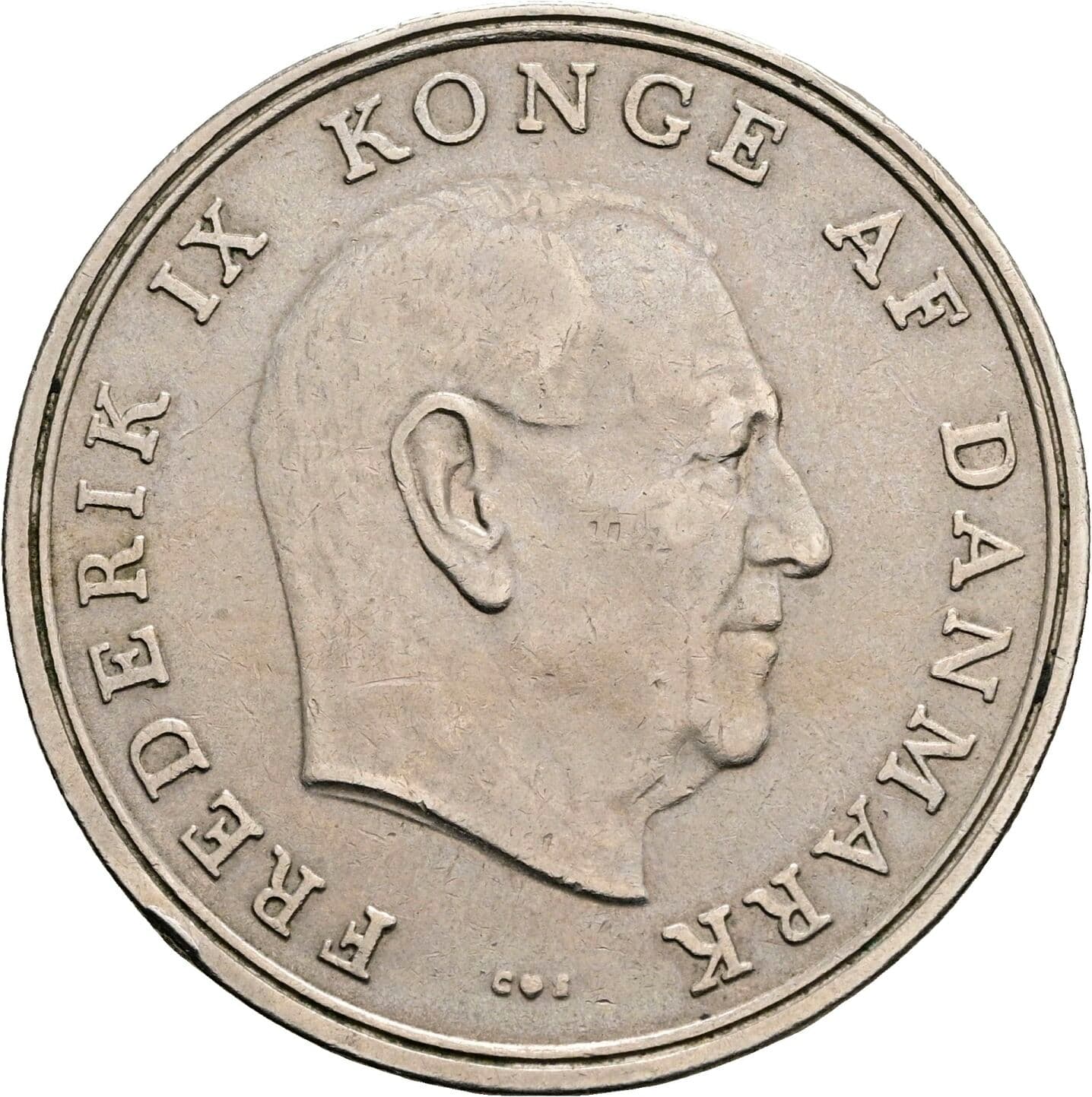 5 Kroner Frederick IX (1947 - 1972) 1961 – Vorderseite