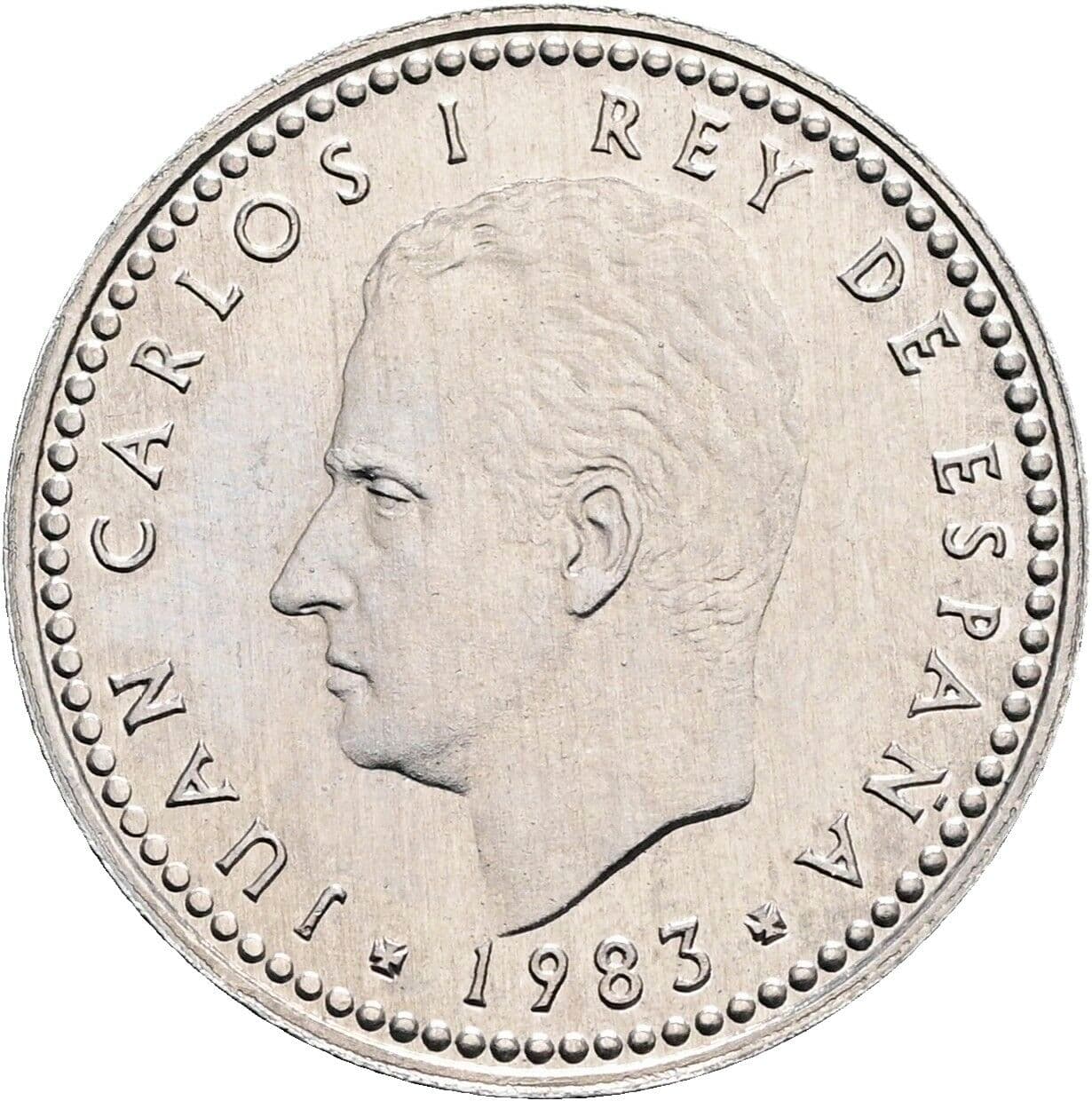 1 Peseta Juan Carlos (1975-2014) 1983 – Vorderseite