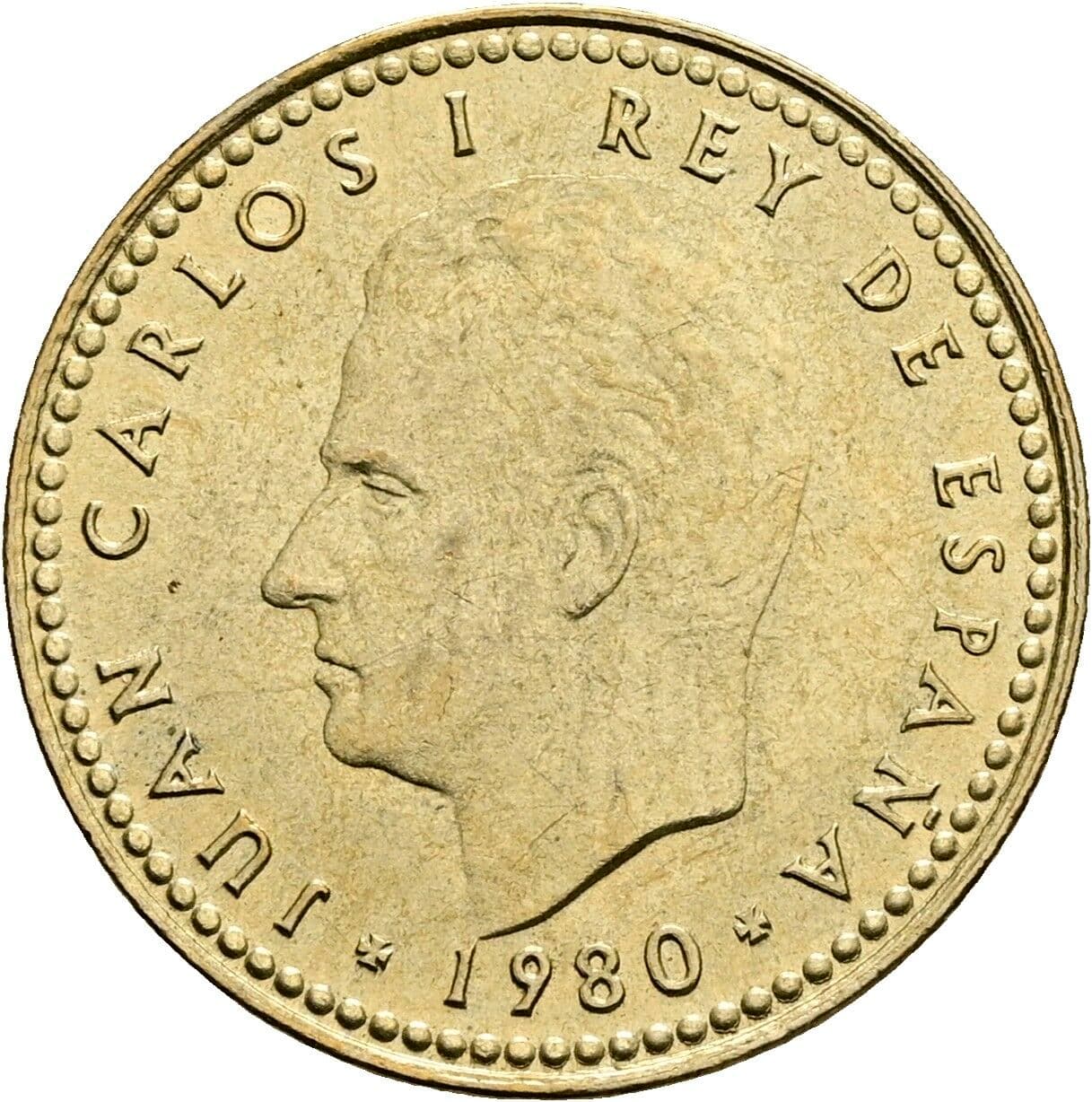 1 Peseta Juan Carlos (1975-2014) 1980 – Rückseite