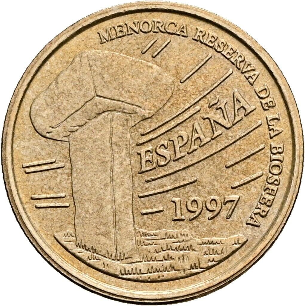 5 Pesetas Juan Carlos (1975-2014) 1997 – Rückseite
