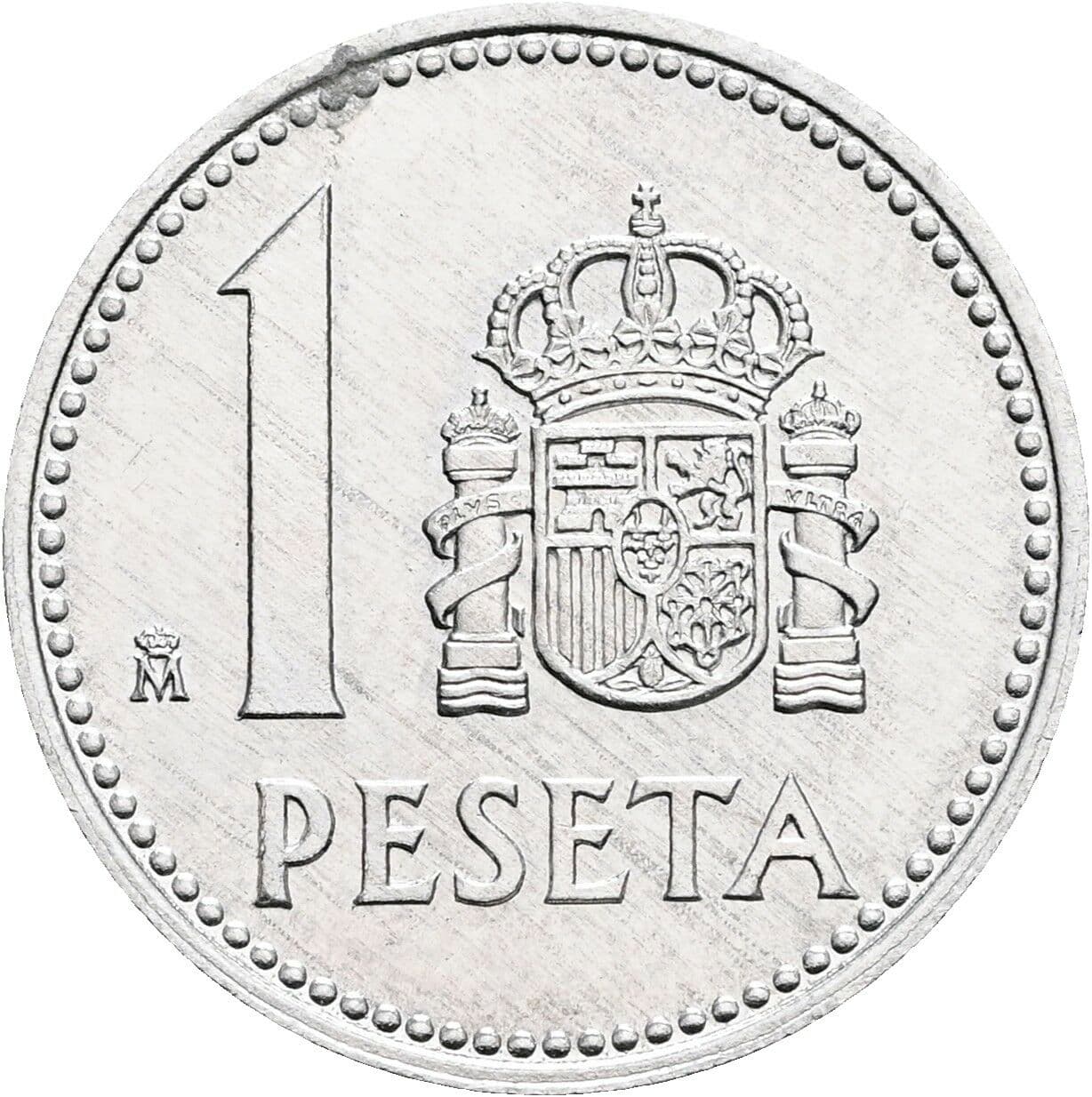 1 Peseta Juan Carlos (1975-2014) 1986 – Rückseite