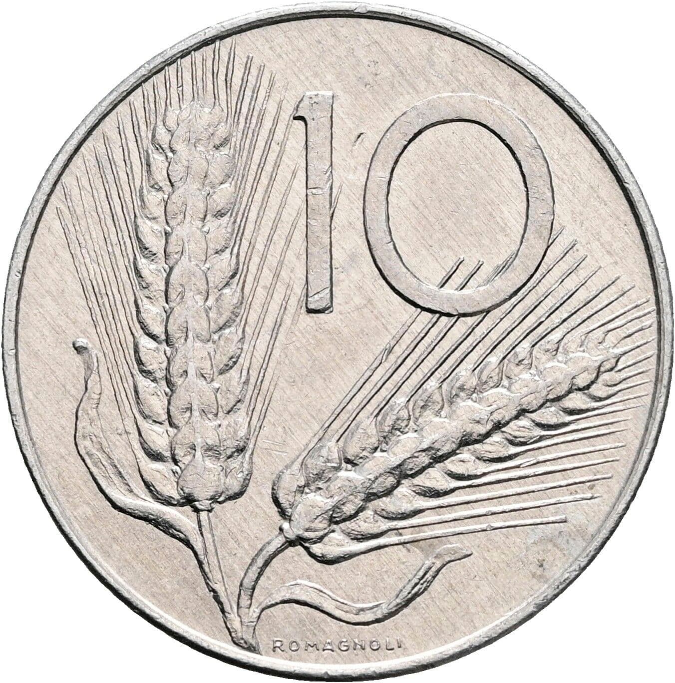 10 Lire 1981 – Vorderseite