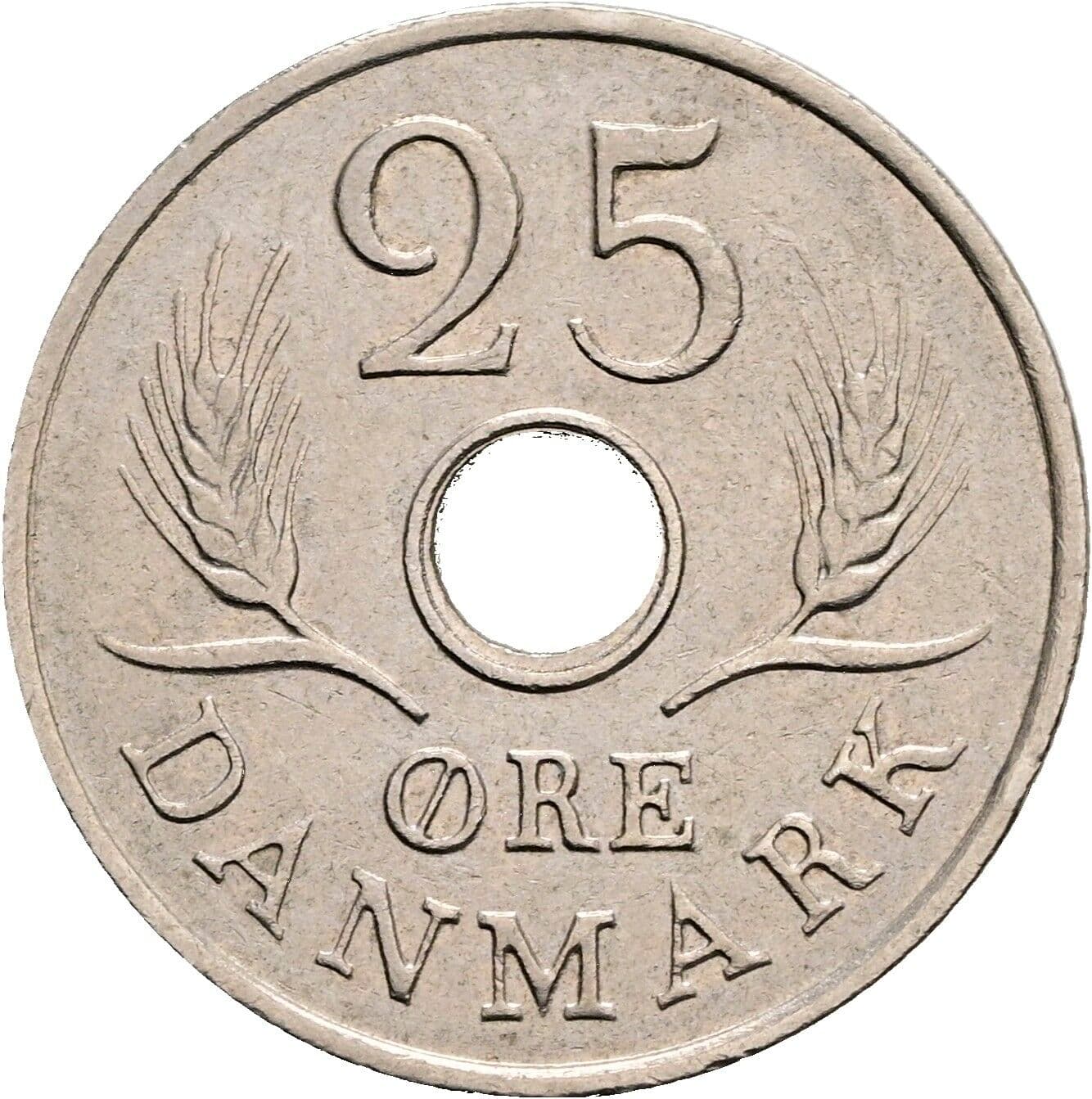25 Öre Friedrich IX. (1947-1972) 1967 – Vorderseite