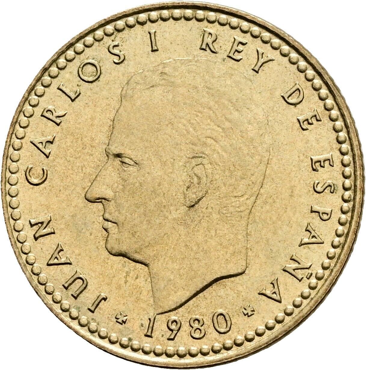 1 Peseta Juan Carlos (1975-2014) 1980 – Rückseite