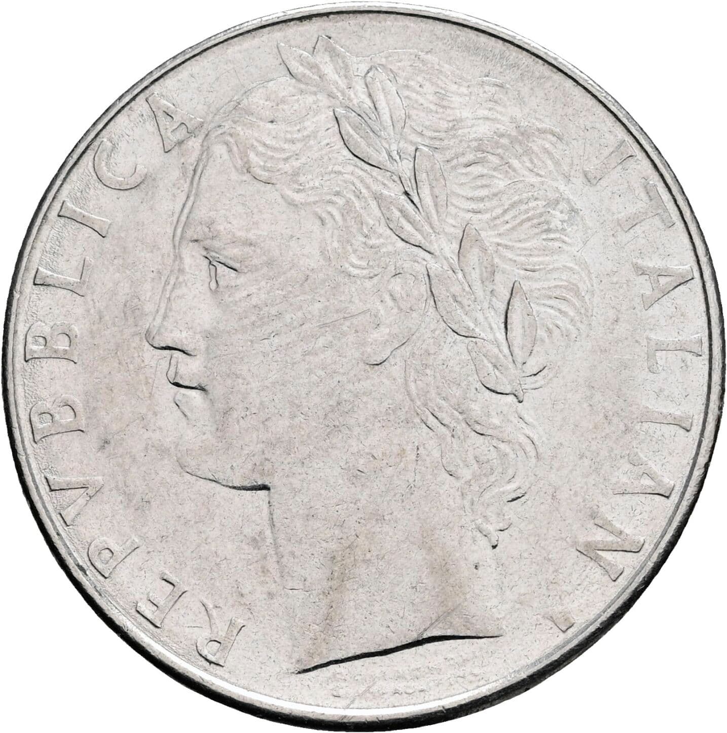 100 Lire 1979 – Rückseite