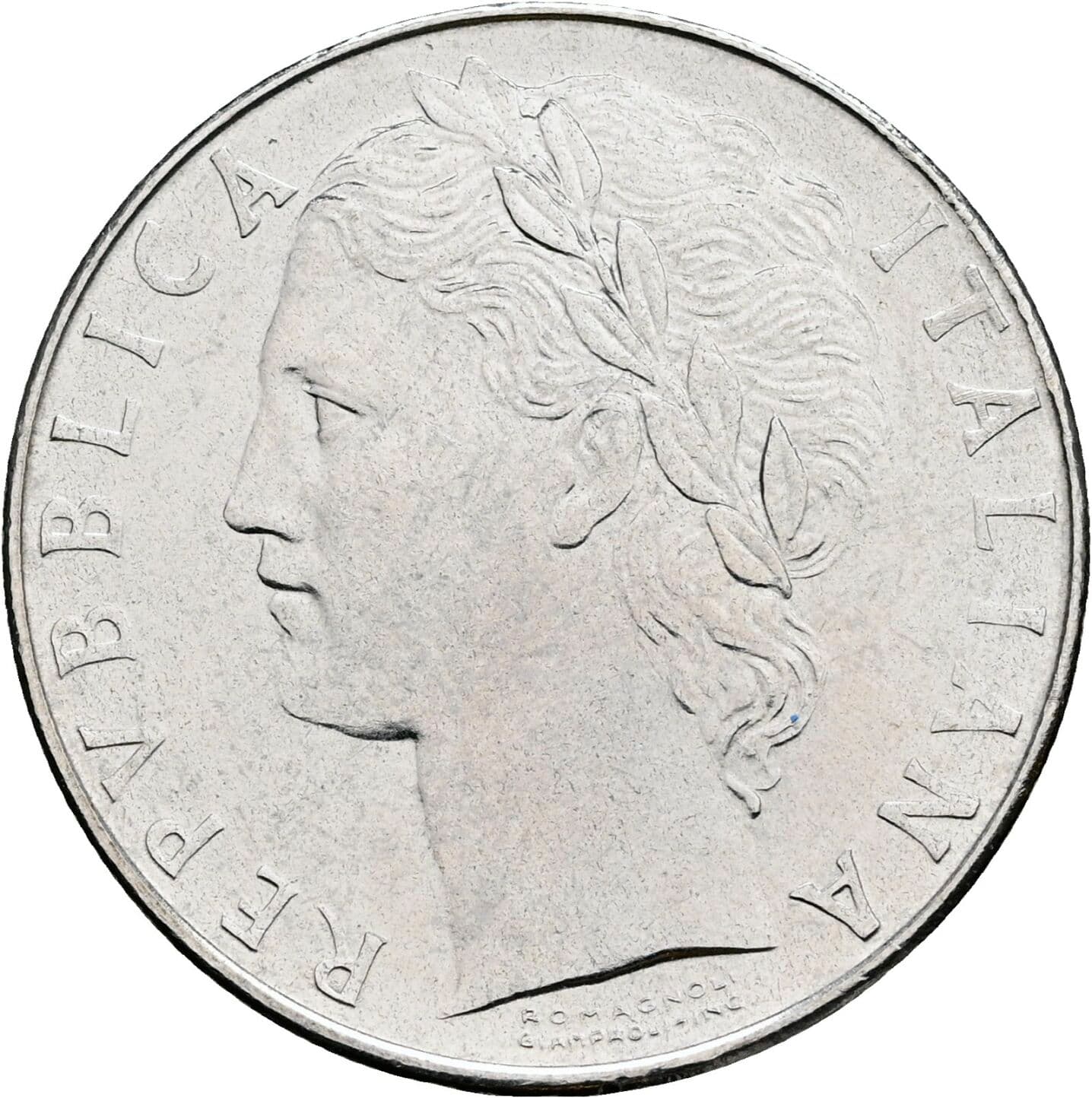 100 Lire 1978 – Vorderseite