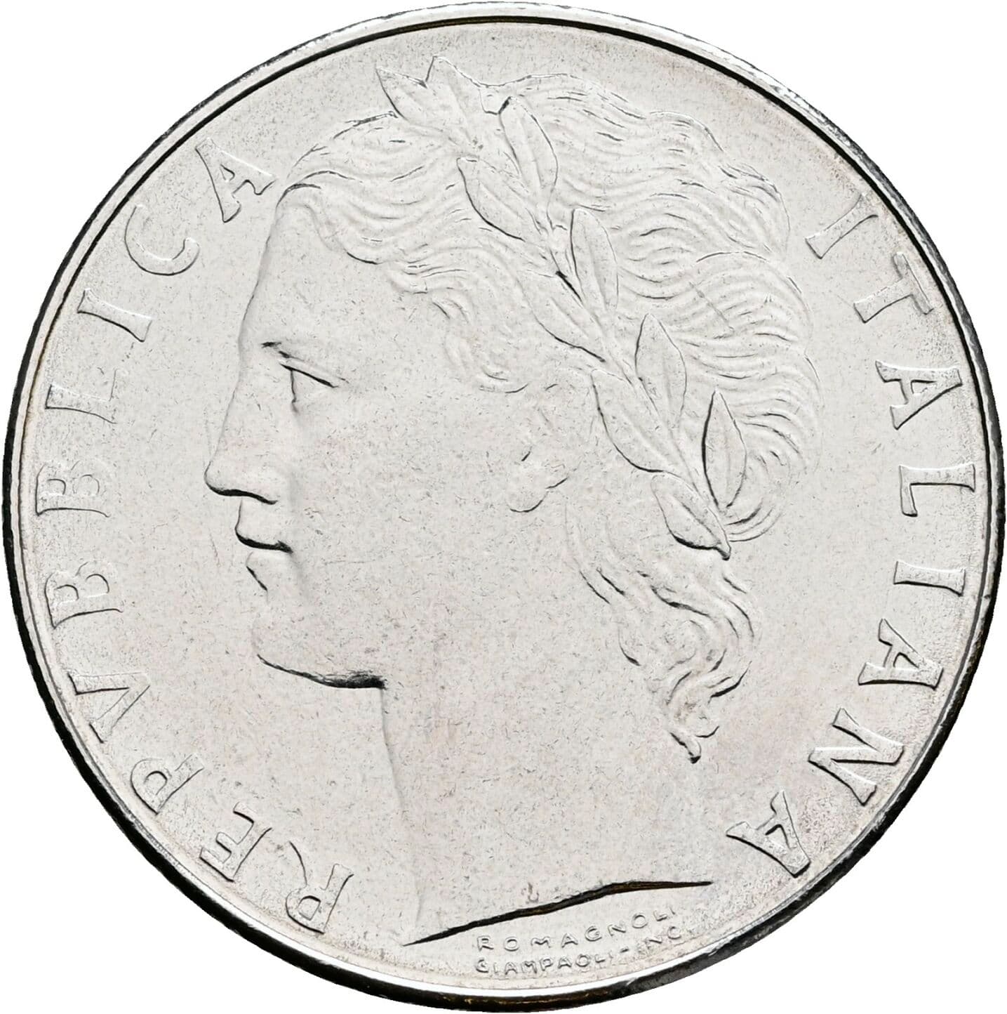 100 Lire 1979 – Vorderseite