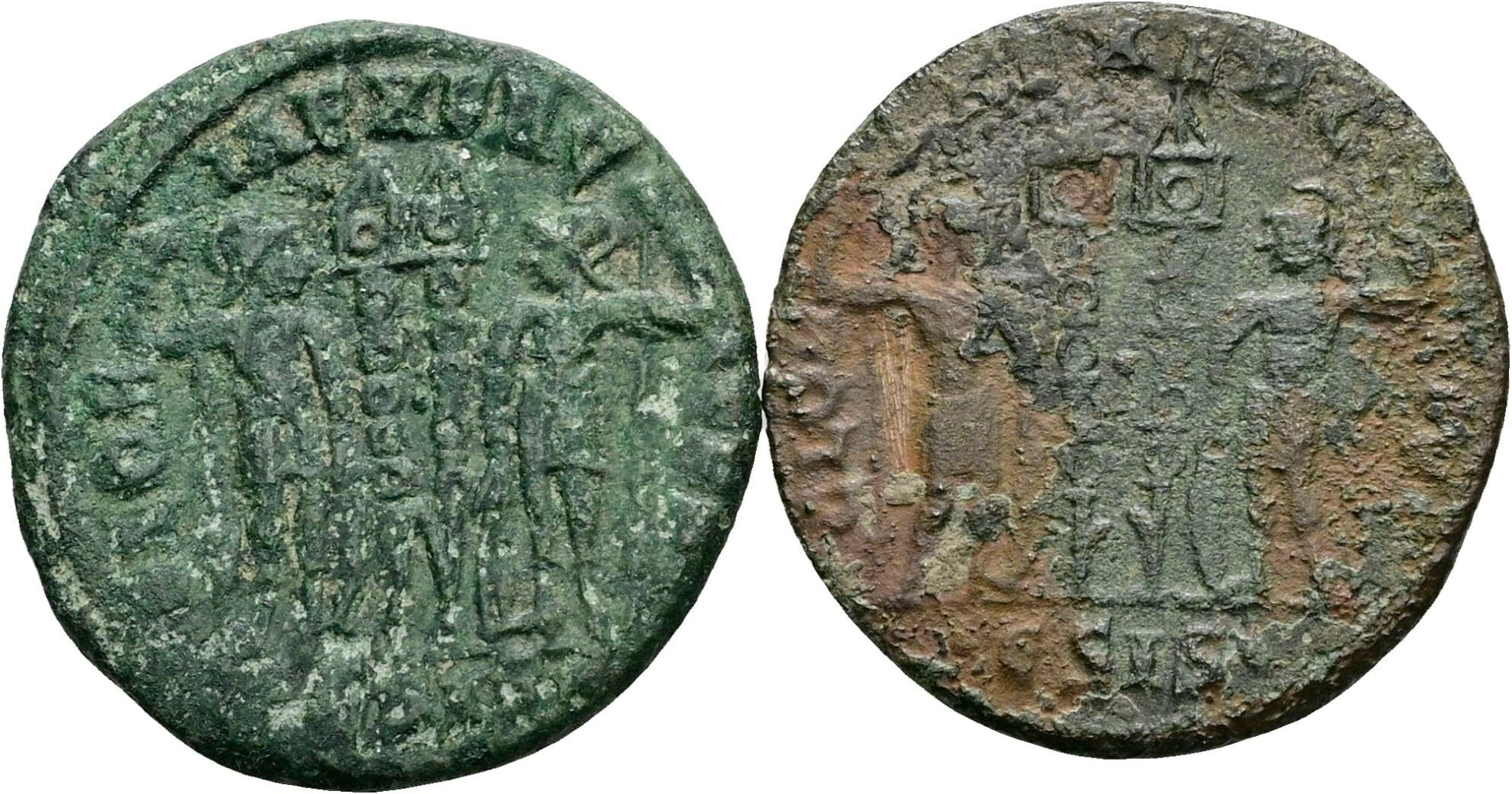 AE3 Bronzemünzen Siscia Lot 2 Stück