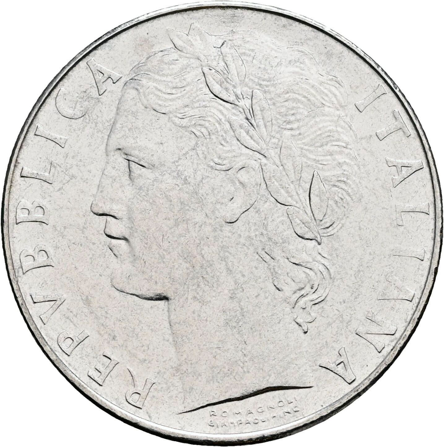 100 Lire 1978 – Vorderseite