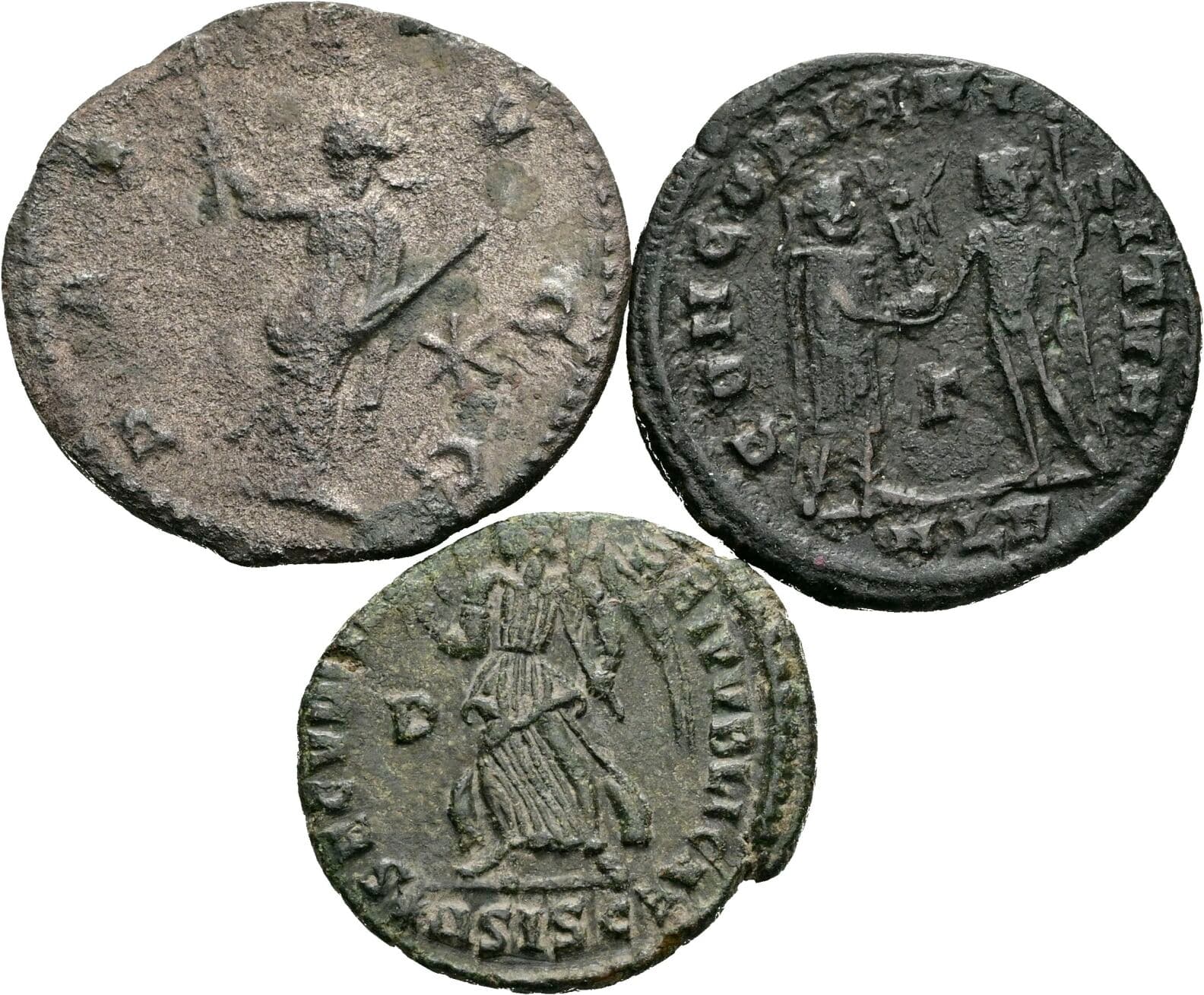 Lot 3 Stück spätrömische Münzen