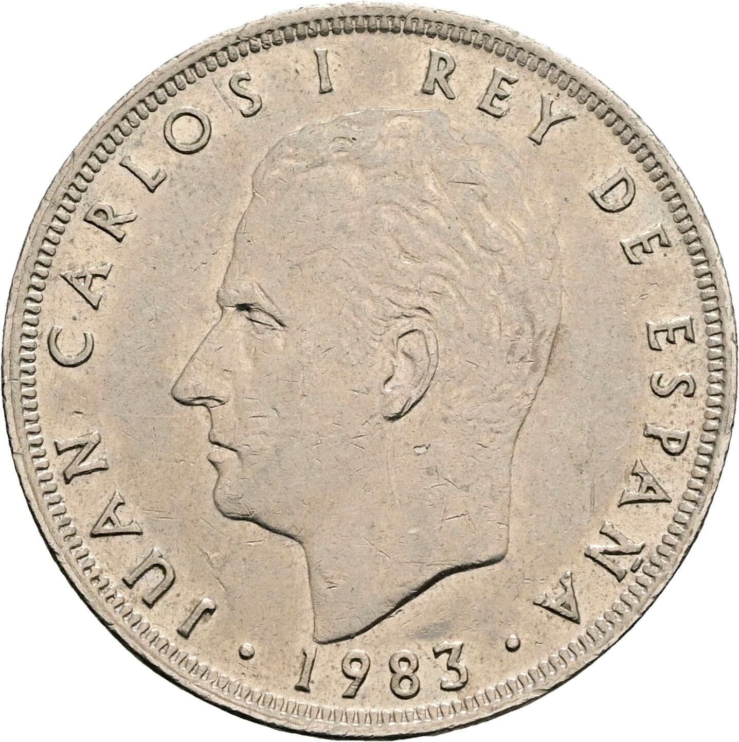 25 Pesetas Juan Carlos (1975-2014) 1983 – Vorderseite