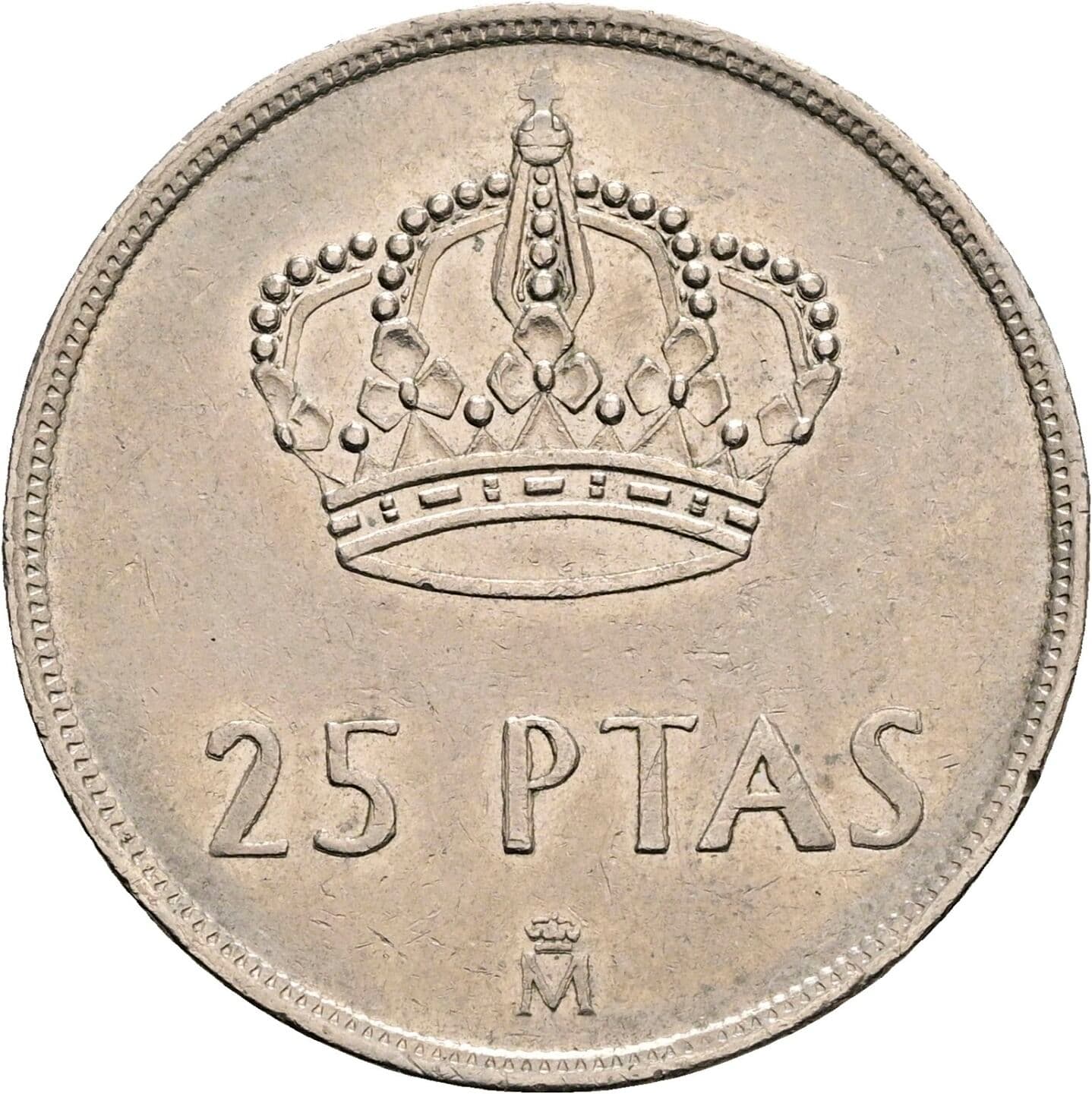 25 Pesetas Juan Carlos (1975-2014) 1983 – Rückseite