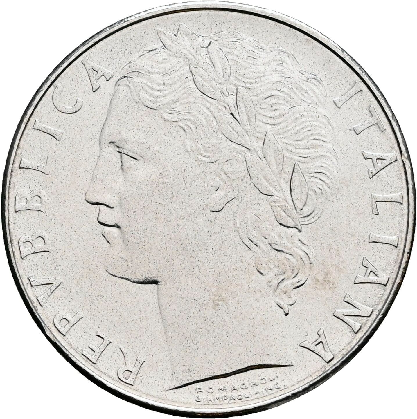 100 Lire 1979 – Vorderseite