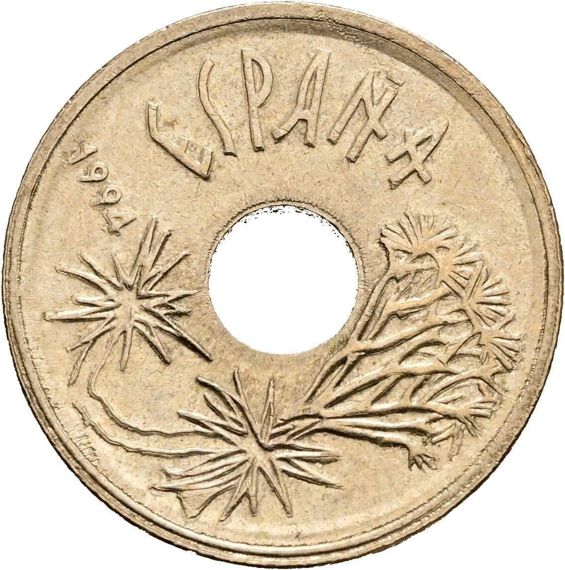 25 Pesetas 1994 – Vorderseite