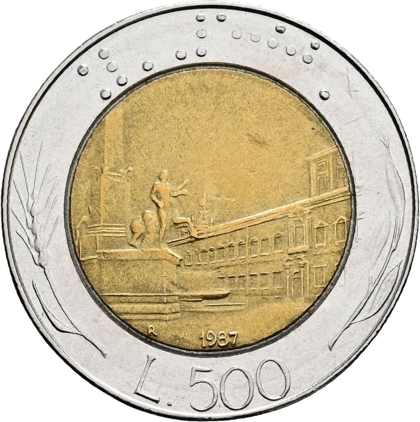 500 Lire 1987 – Vorderseite