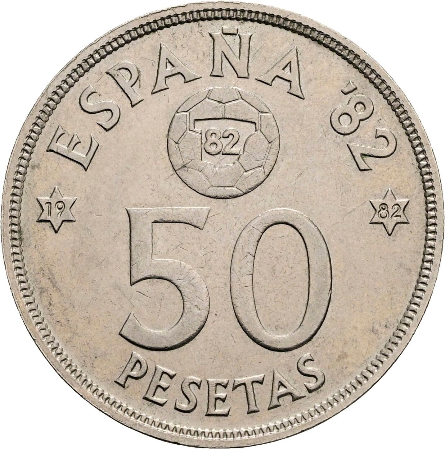 50 Pesetas Juan Carlos (1975-2014) 1980 – Vorderseite