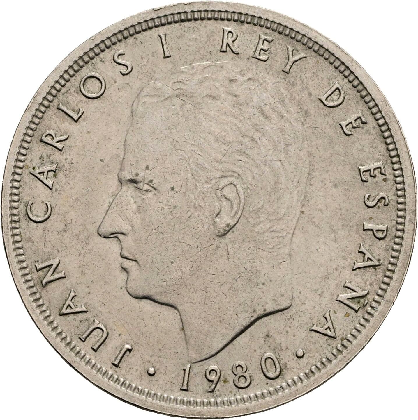 50 Pesetas Juan Carlos (1975-2014) 1980 – Rückseite