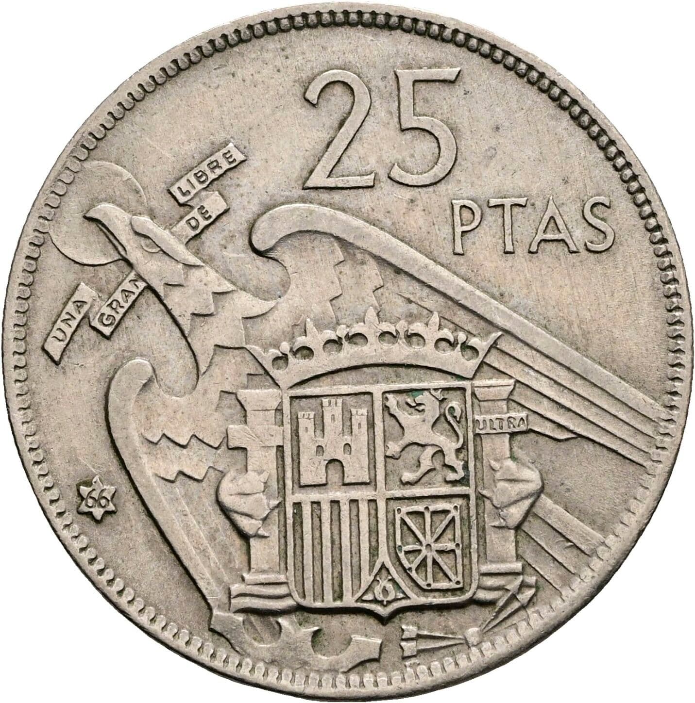 25 Pesetas