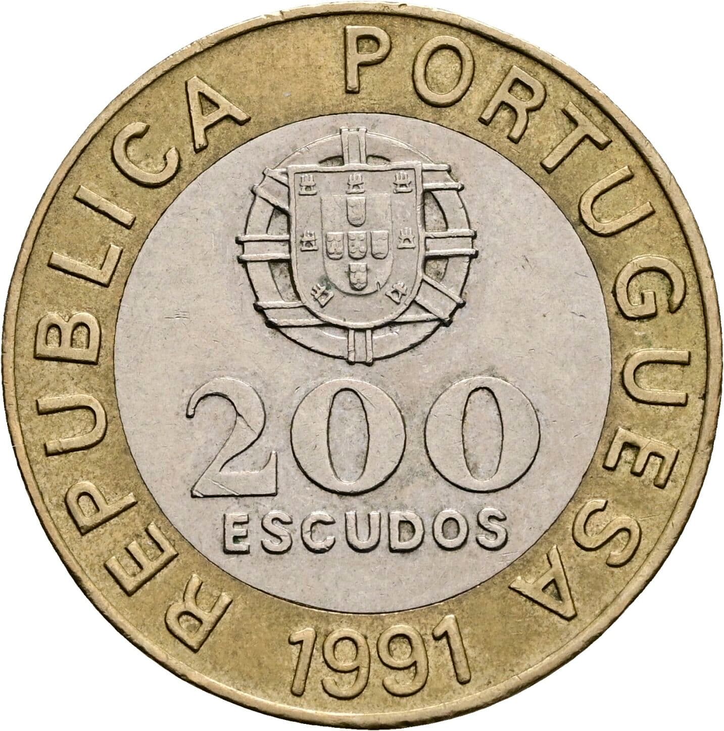 200 Escudos 1991 – Rückseite