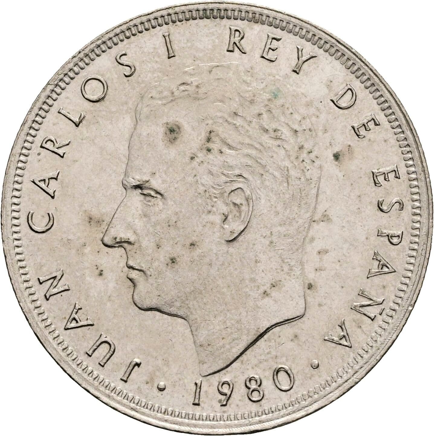 25 Pesetas 1980 – Vorderseite