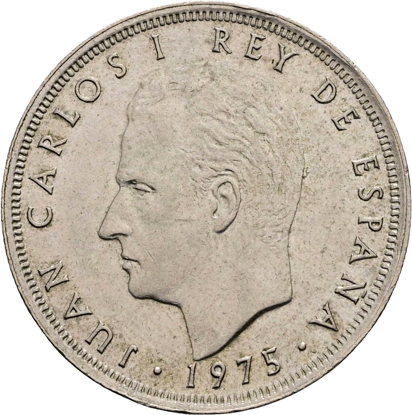 25 Pesetas 1979 – Rückseite