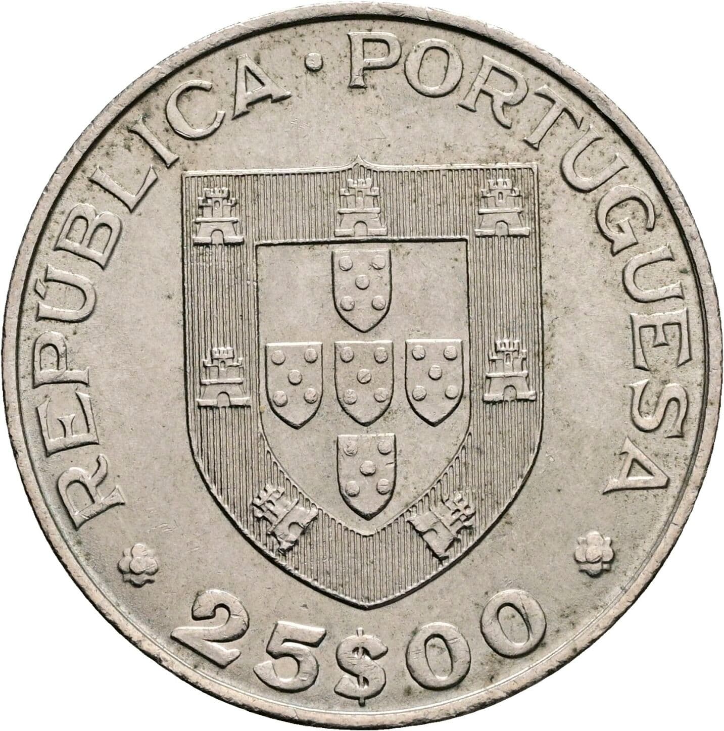 25 Escudos 1981 – Rückseite