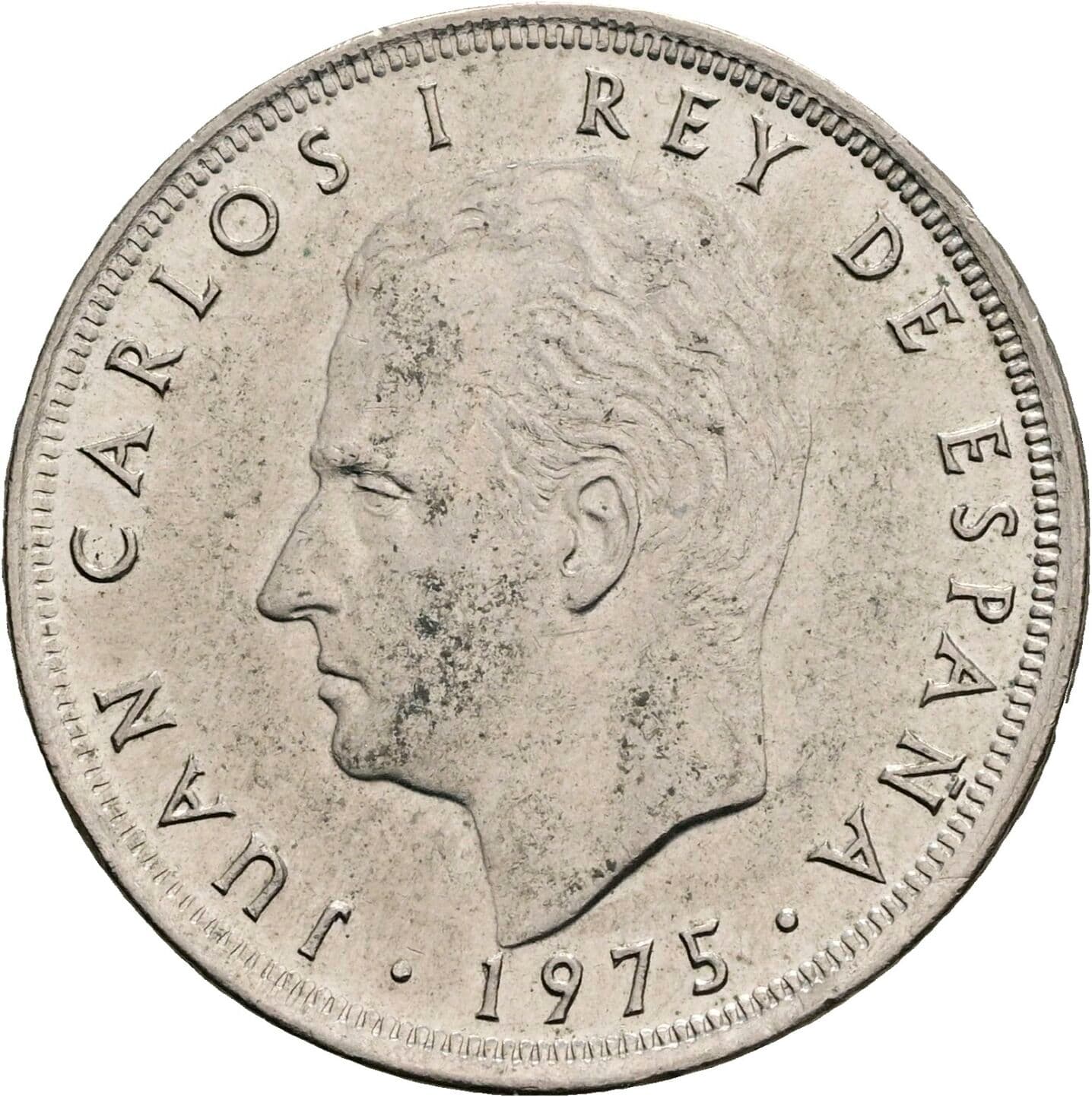 25 Pesetas 1976 – Rückseite