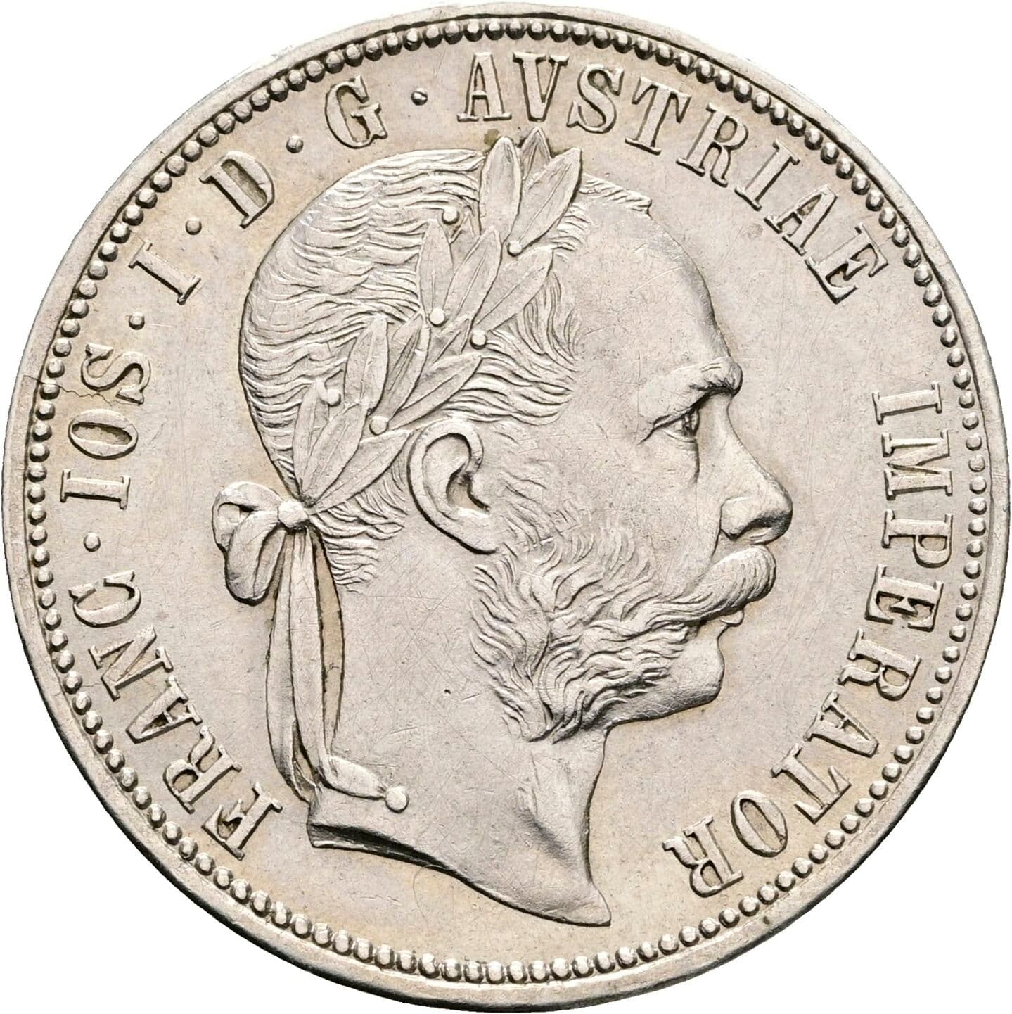 1 Gulden Franz Joseph I. 1848-1916 1879 – Vorderseite