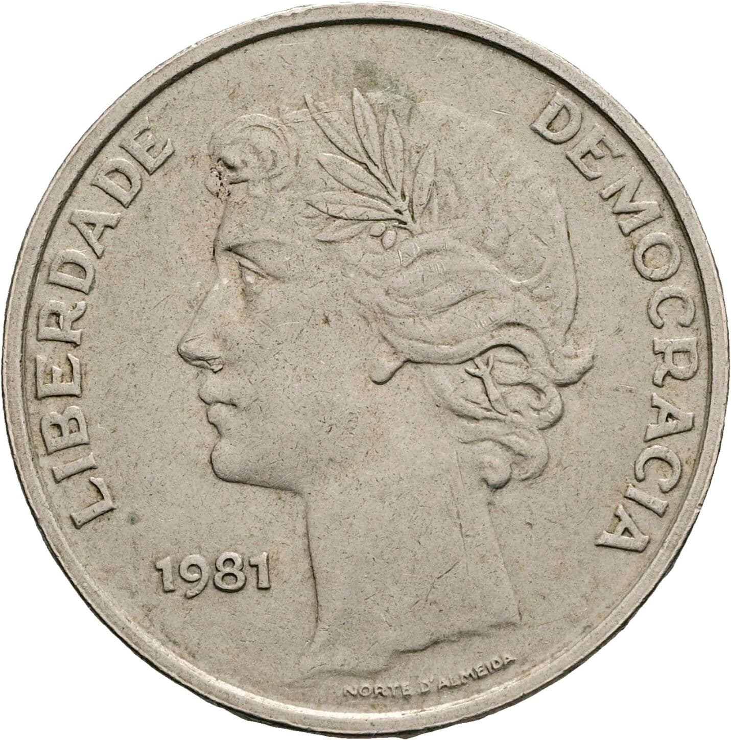 25 Escudos 1981 – Rückseite