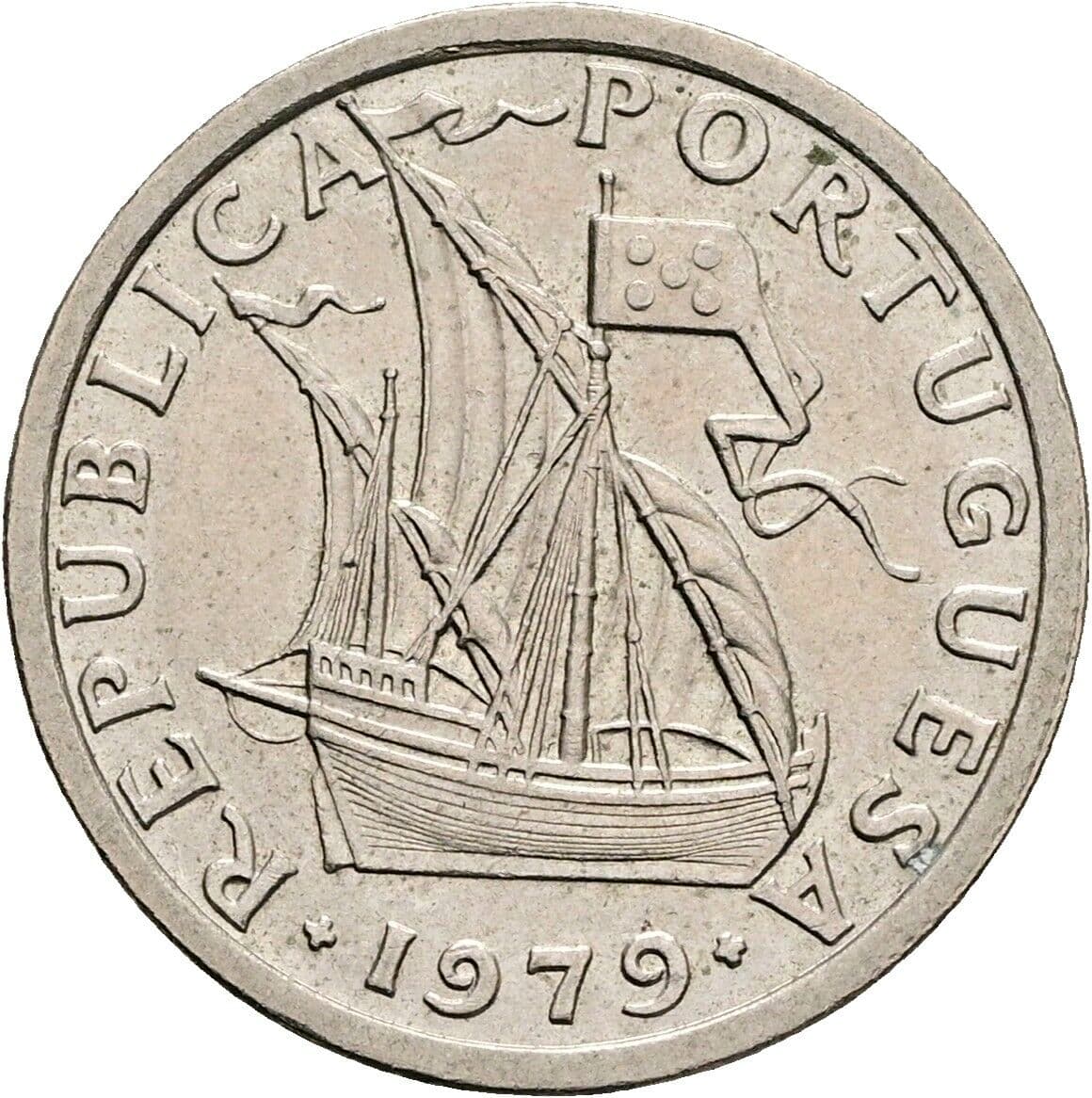 2 1/2 Escudos 1979 – Vorderseite