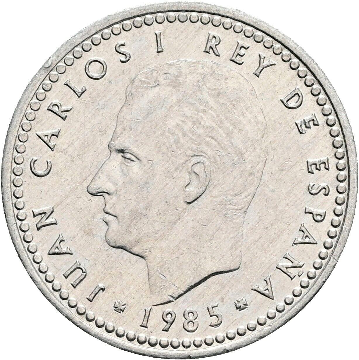 1 Peseta Juan Carlos (1975-2014) 1985 – Vorderseite