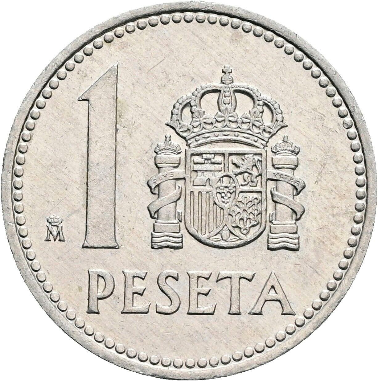1 Peseta Juan Carlos (1975-2014) 1985 – Rückseite