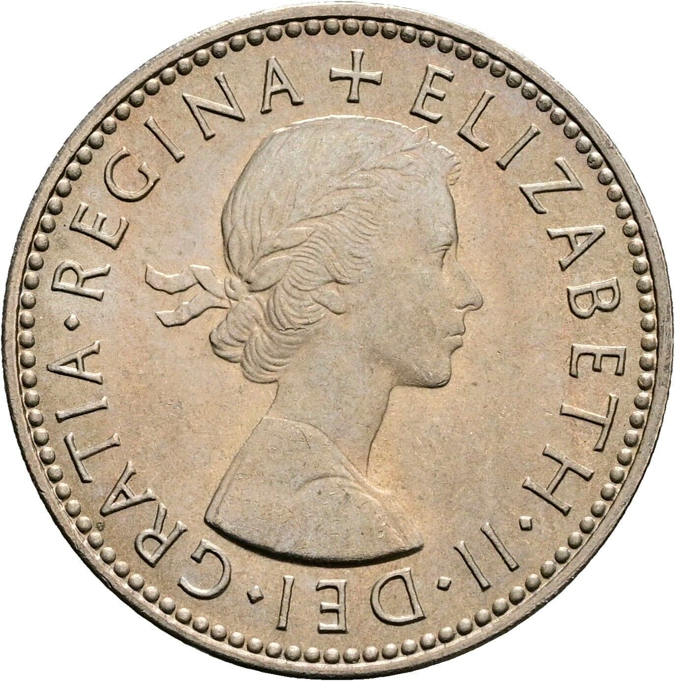 1 Shilling Elisabeth II. 1952-2022 1965 – Vorderseite