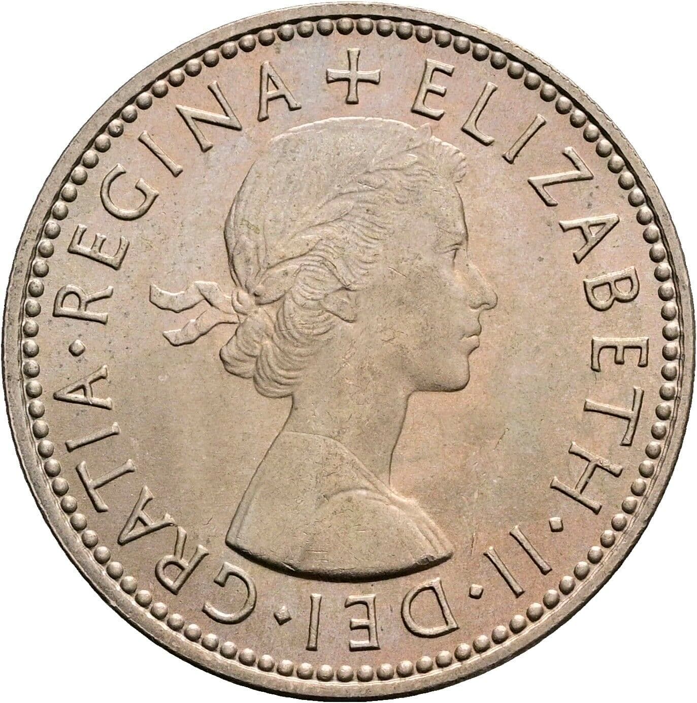 1 Shilling Elisabeth II. 1952-2022 1965 – Vorderseite