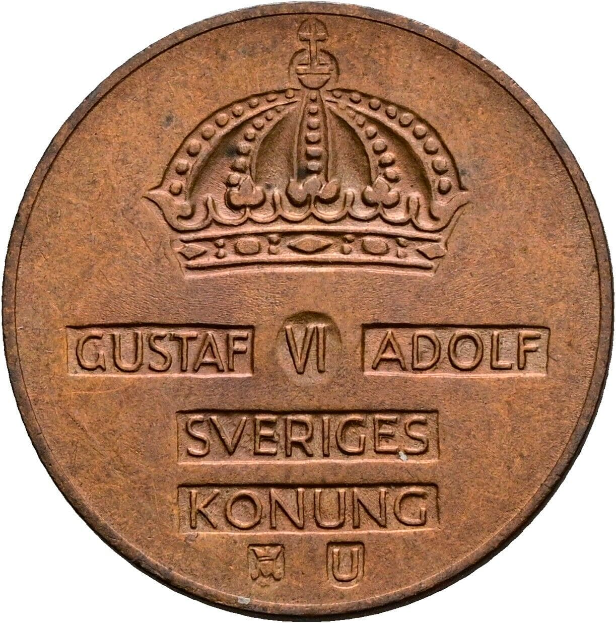 2 Öre Gustaf VI Adolf (1950-1973) 1963 – Rückseite