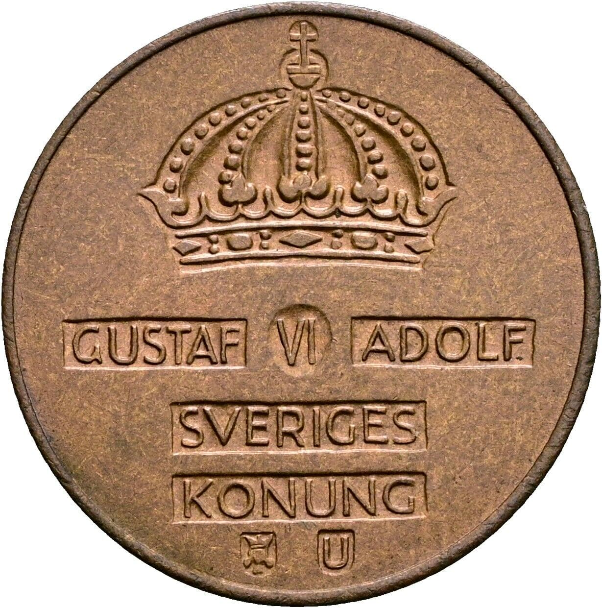 2 Öre Gustav VI. Adolf (1950-1973) 1967 – Rückseite