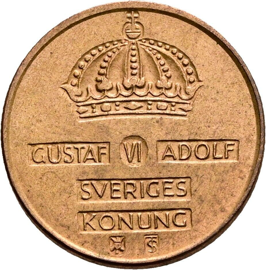 1 Öre 1958 – Rückseite