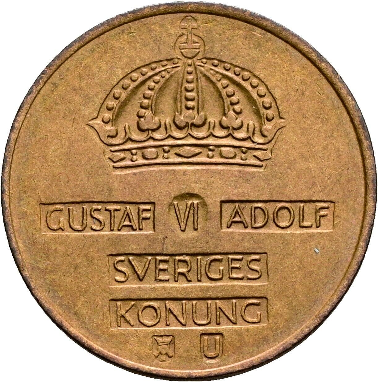 2 Öre Gustaf VI Adolf (1950-1973) 1970 – Rückseite