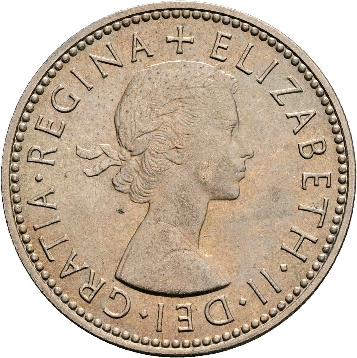 1 Shilling Elisabeth II. 1952-2022 1965 – Vorderseite