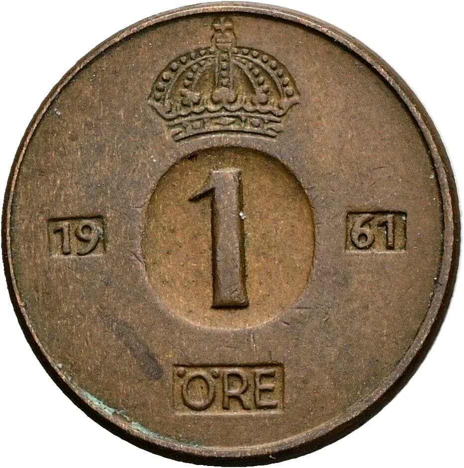 1 Öre 1961 – Vorderseite