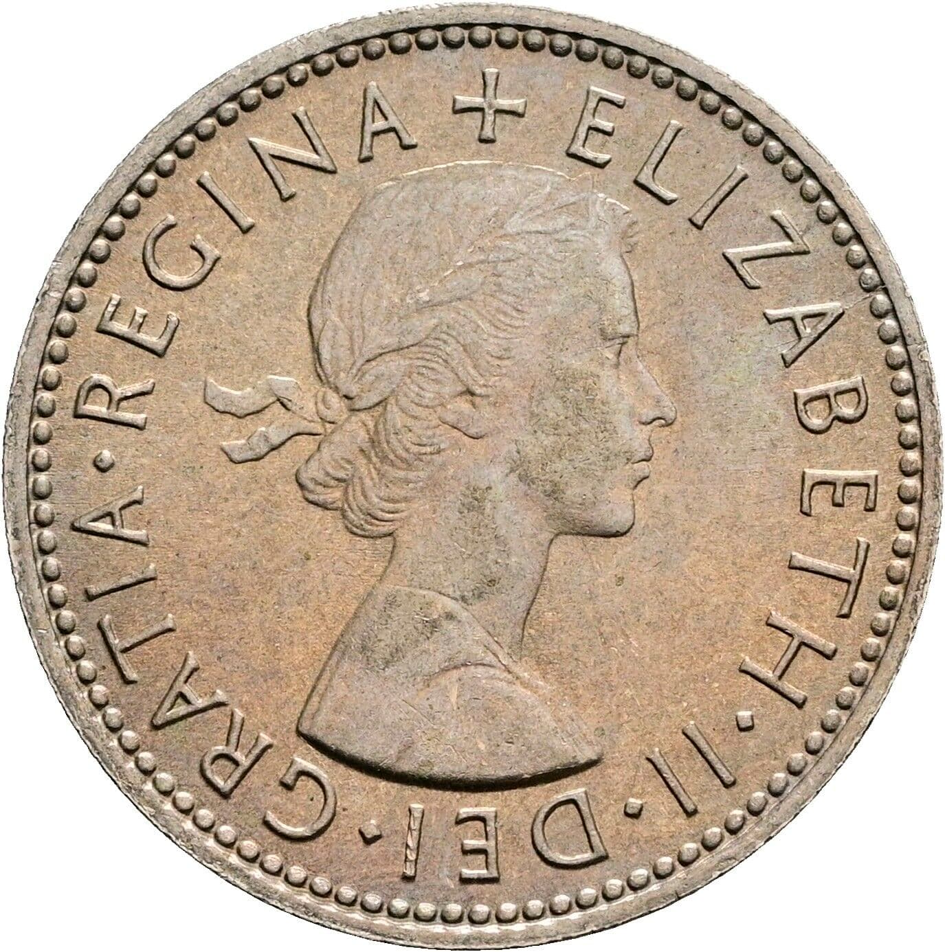1 Shilling Elisabeth II. 1952-2022 1965 – Vorderseite