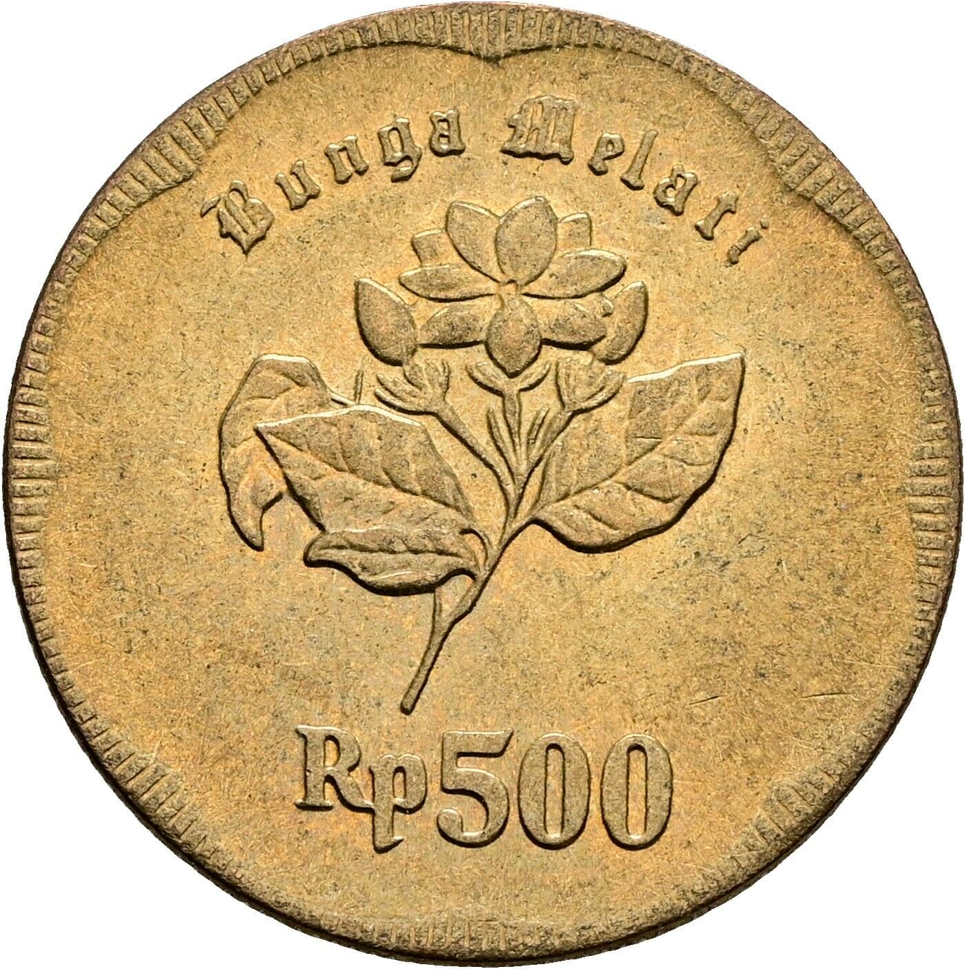 500 Rupiah 1991 – Vorderseite