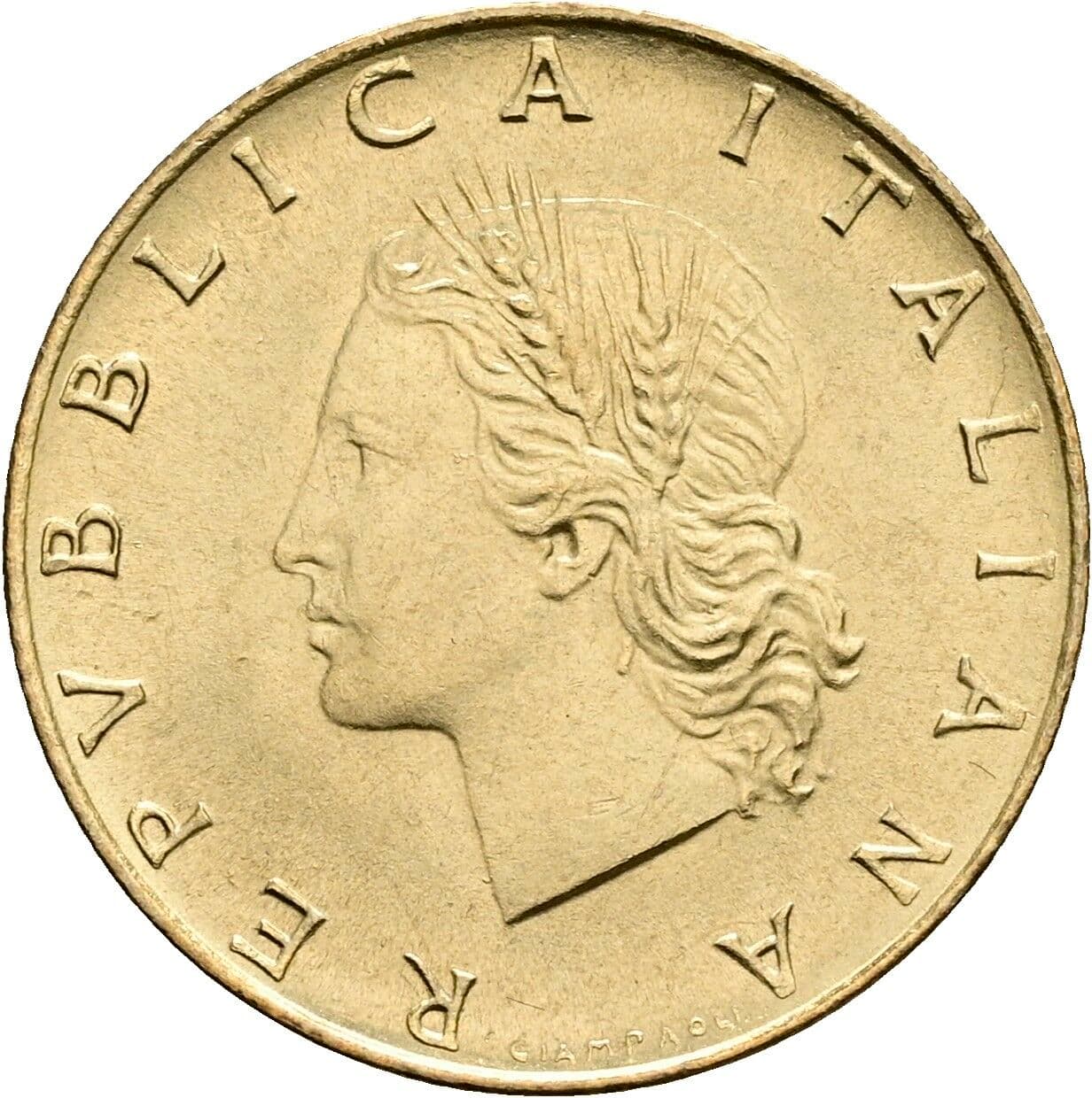 20 Lire 1979 – Vorderseite