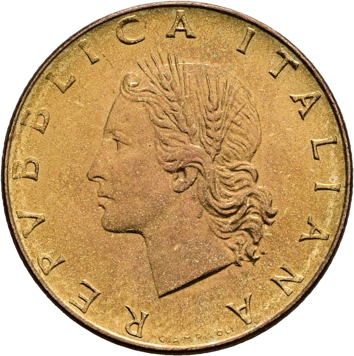 20 Lire 1978 – Vorderseite