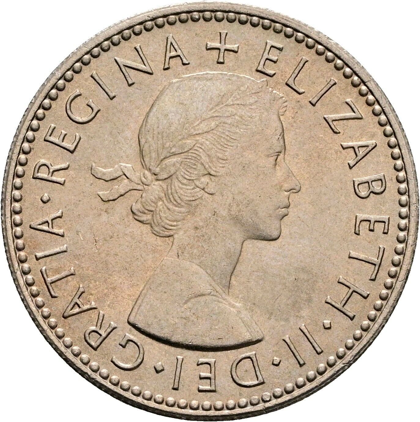 1 Shilling Elisabeth II. 1952-2022 1965 – Vorderseite