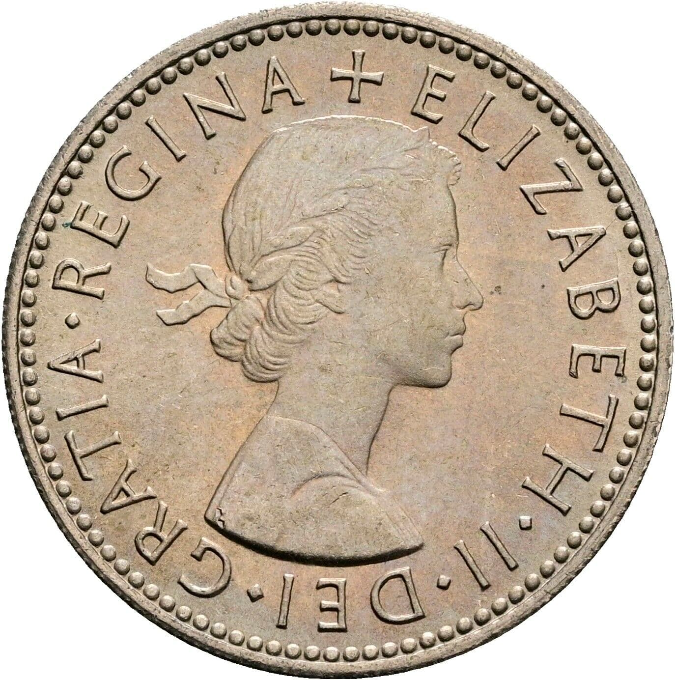 1 Shilling Elisabeth II. 1952-2022 1965 – Vorderseite