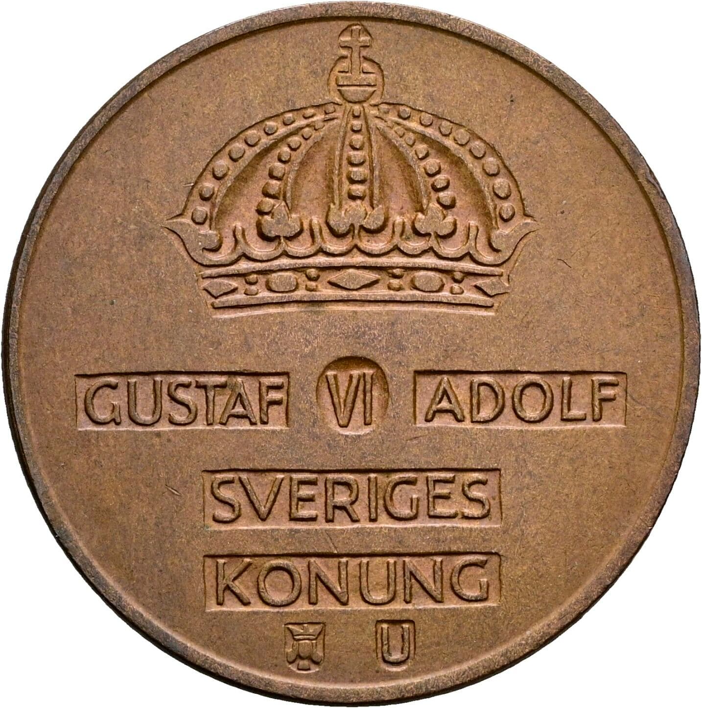 5 Öre Gustav VI. Adolf (1950-1973) 1961 – Rückseite