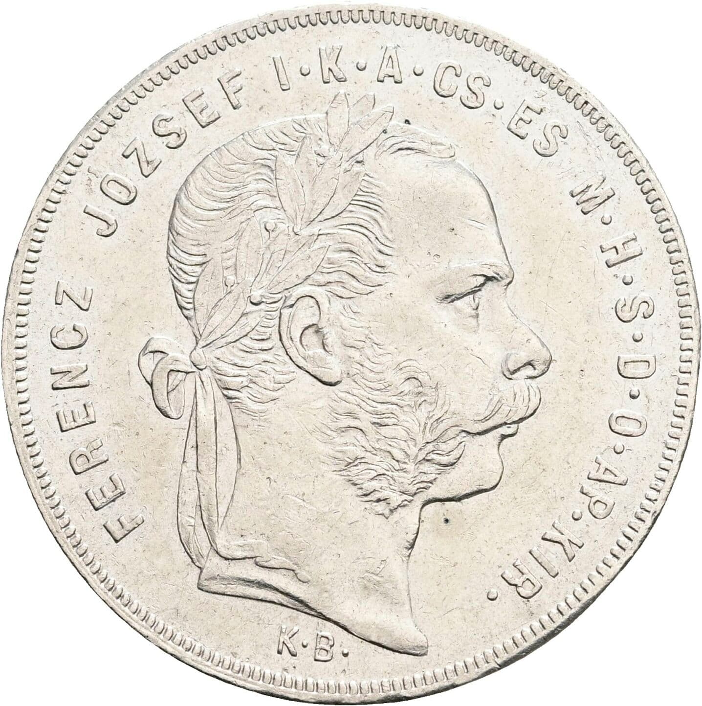 1 Forint Franz Joseph I. 1848-1916 1879 KB – Vorderseite