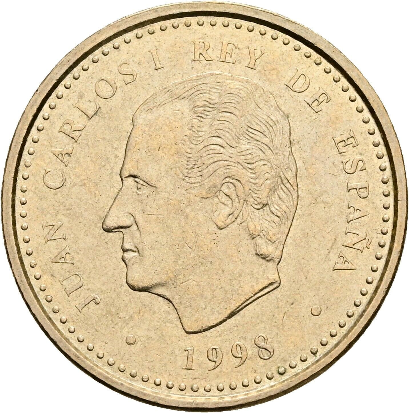 100 Pesetas Juan Carlos I. 1998 – Vorderseite