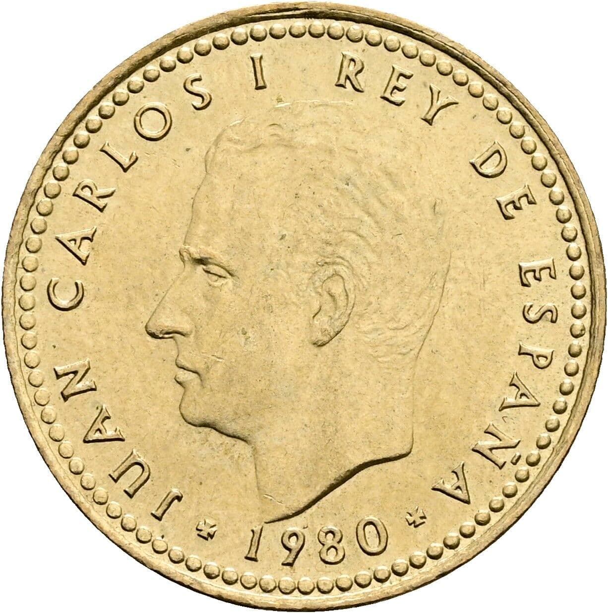 1 Peseta Juan Carlos (1975-2014) 1980 – Rückseite